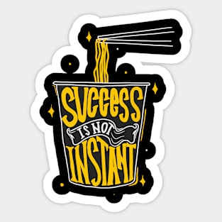 Instant Success Noodles Soup Ramen Sticker